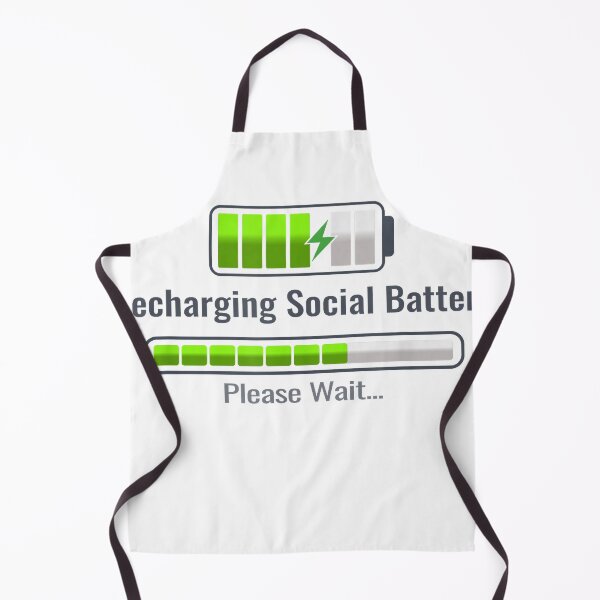 Item preview, Recharging Social Battery Introvert Low Energy Humor_Funny T-Shirt designed and sold by kevincuellar.