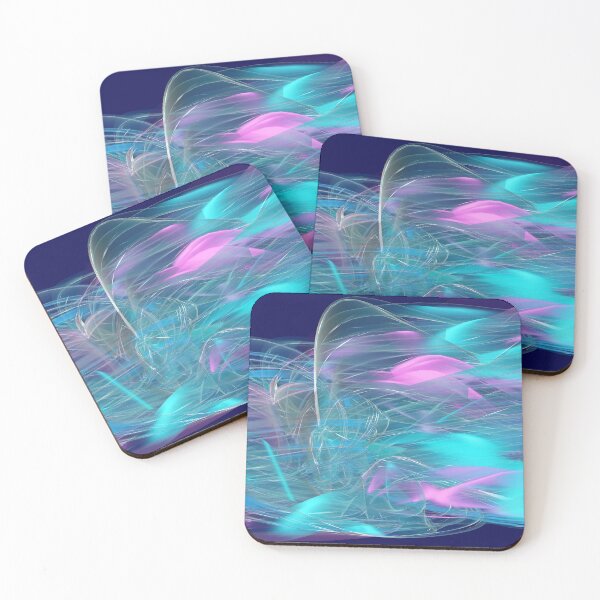 Item preview, Liquid Aqua Polyrhythmic Flow -parametric art designed and sold by LiquidPolyrhythm.
