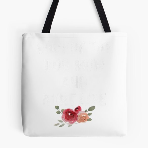 Item preview, Rockin the Dog Mom and Aunt Life Floral T-Shirt designed and sold by kevincuellar.