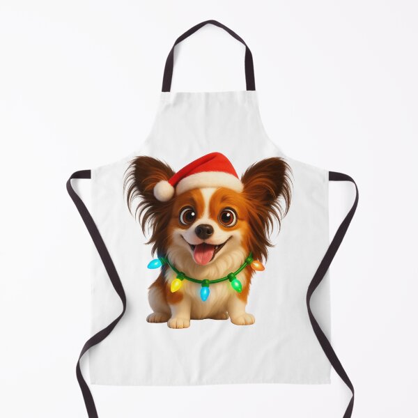 Item preview, Christmas Papillon Dog designed and sold by Sillytoe.