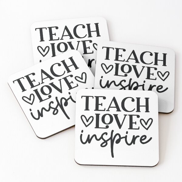 Item preview, Teach Love Inspire - Inspirational School Teacher Mentor Gift designed and sold by FuzionRaptor.