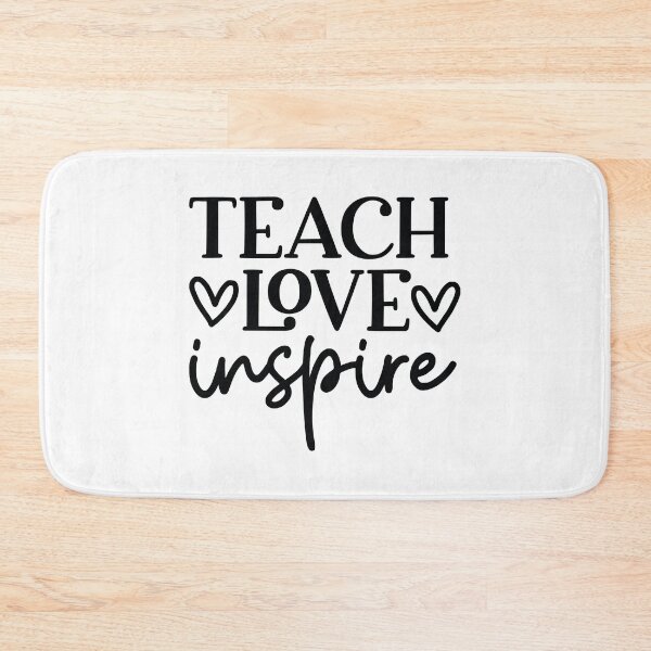 Item preview, Teach Love Inspire - Inspirational School Teacher Mentor Gift designed and sold by FuzionRaptor.