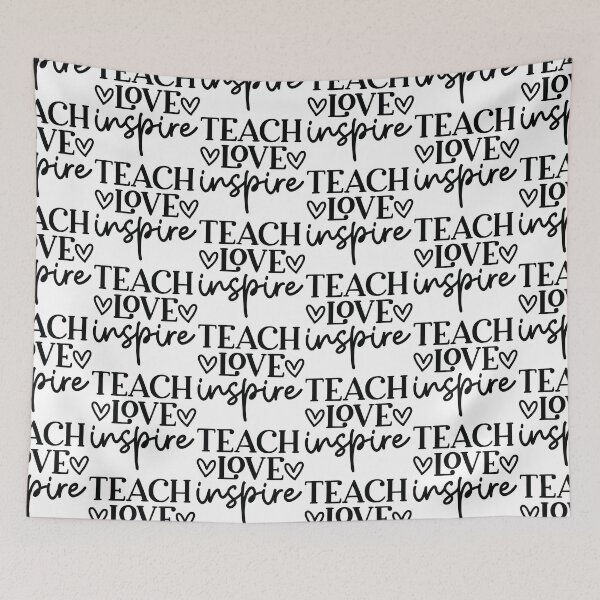 Item preview, Teach Love Inspire - Inspirational School Teacher Mentor Gift designed and sold by FuzionRaptor.