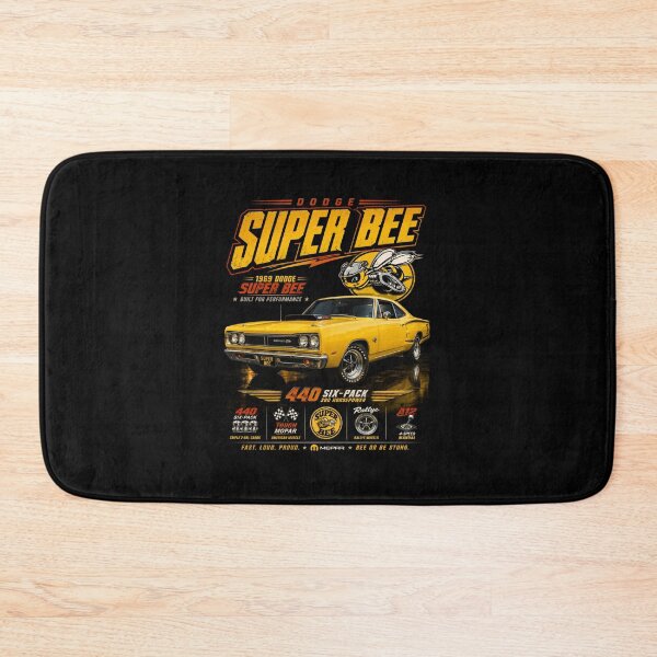 Item preview, 1969 Super Bee 440 Six-Pack Bumblebee Mopar Muscle Car Art designed and sold by TheArtOfCar.