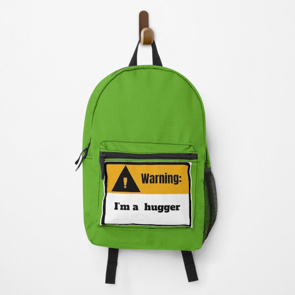 Item preview, Hugger warning sign designed and sold by Victoria Jeffries Art.