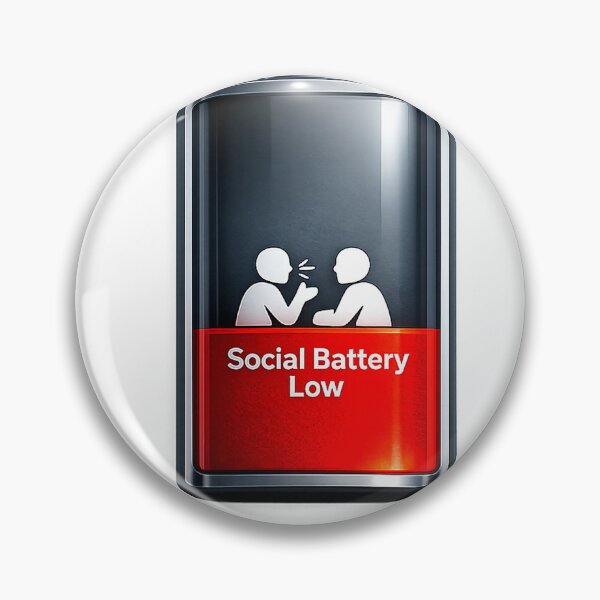 Item preview, Social Battery Low - Introvert Mood Funny Design Premium Tri-Blend T-Shirt designed and sold by kevincuellar.