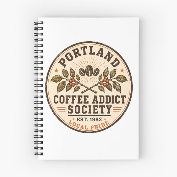 Item preview, Portland Coffee Addict Vintage Emblem designed and sold by chattsuede.