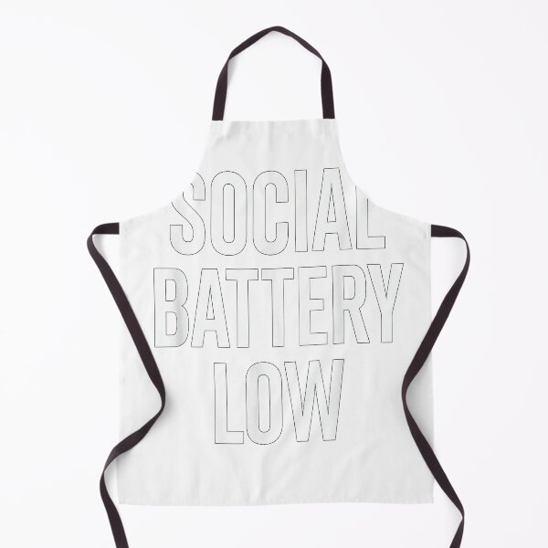 Item preview, Social Battery Low Funny Introvert Saying Minimalist Tee T-Shirt designed and sold by kevincuellar.