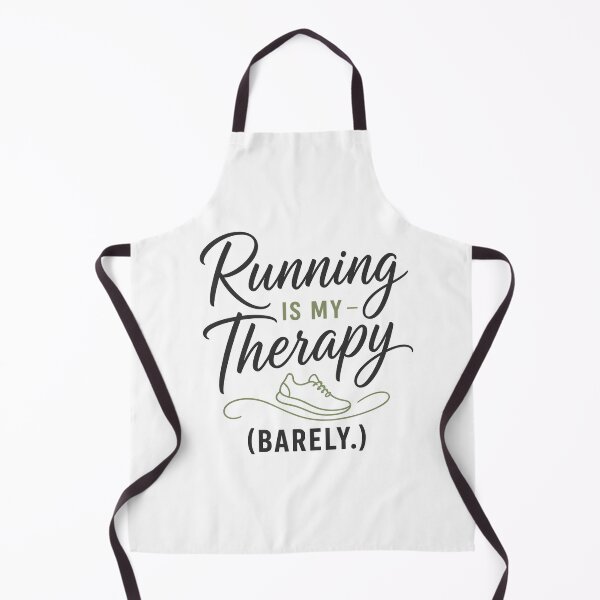Item preview, Running Is My Therapy Barely: Funny Runner Mental Health Quote designed and sold by chattsuede.