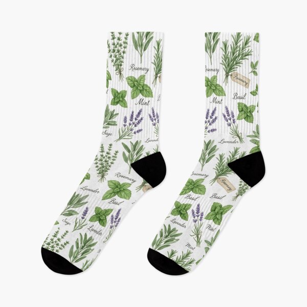 Item preview, Herb Garden Watercolor Kitchen Botanical Seamless Pattern designed and sold by Inkworksbyshery.