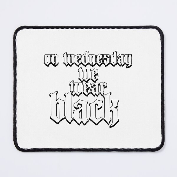 Item preview, On Wednesdays we wear black designed and sold by shockart-pl.
