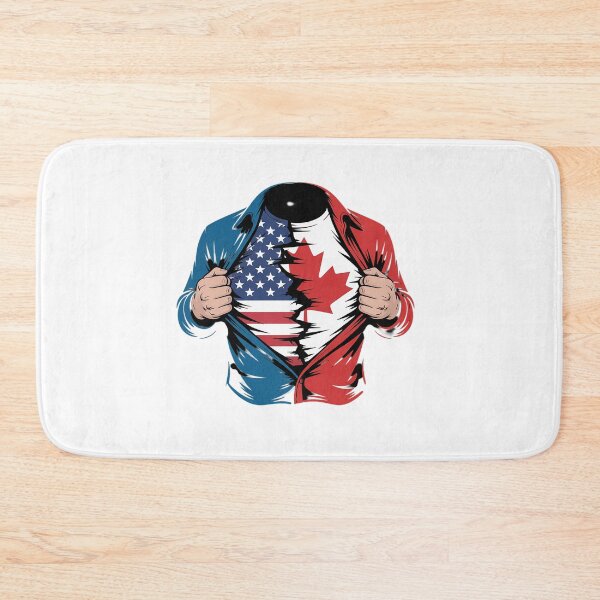 Item preview, America USA Canadian Flag Chest Canadian Roots Canada designed and sold by BlassmausArt.
