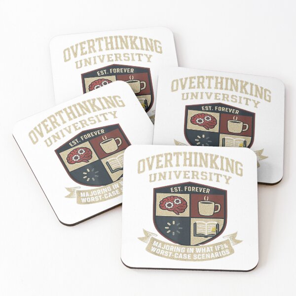 Item preview, Overthinking University Every Thought Get a Full Scholarship T-Shirt designed and sold by kevincuellar.