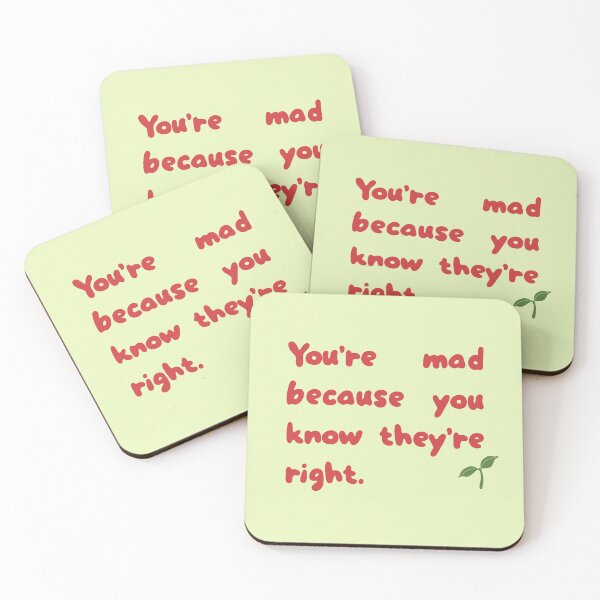 Item preview, You're mad because you know Vegans are right designed and sold by caramelrts.