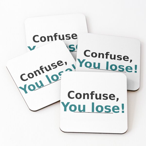 Item preview, Confuse, You Lose designed and sold by Cheryl Stephens.