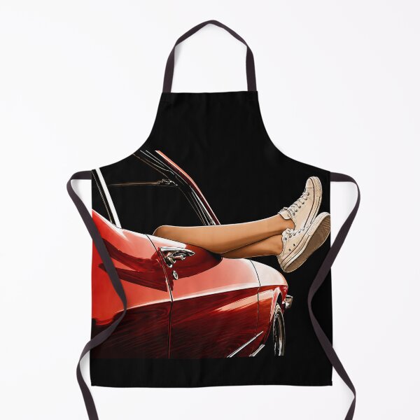 Item preview, Summer Drive – Red Classic Car Lifestyle Illustration Art designed and sold by Stinky Lincy's Apparel Company.