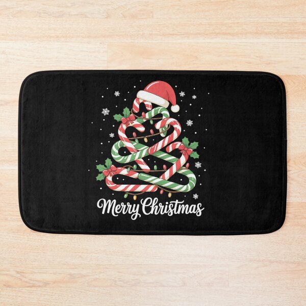 Item preview, Candy Cane Santa Hat Funny Xmas Tree Merry Christmas designed and sold by BlassmausArt.