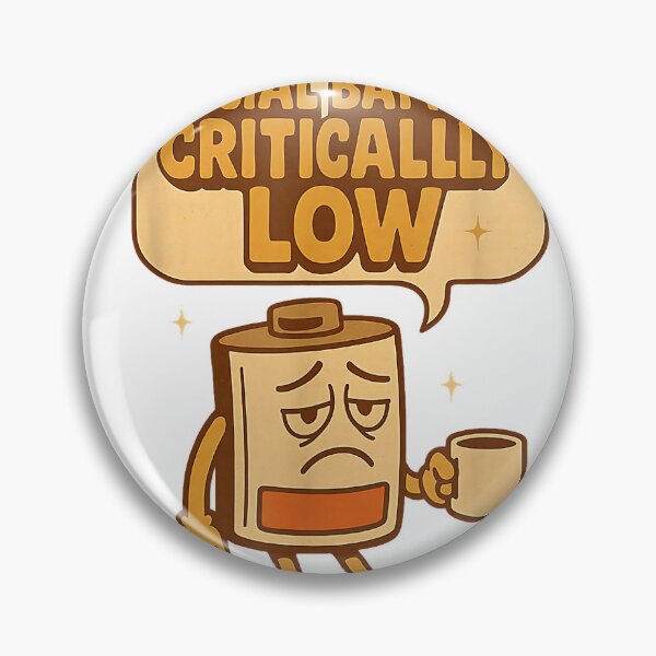 Item preview, Social Battery Critically Low Funny Introvert Coffee Retro T-Shirt designed and sold by kevincuellar.