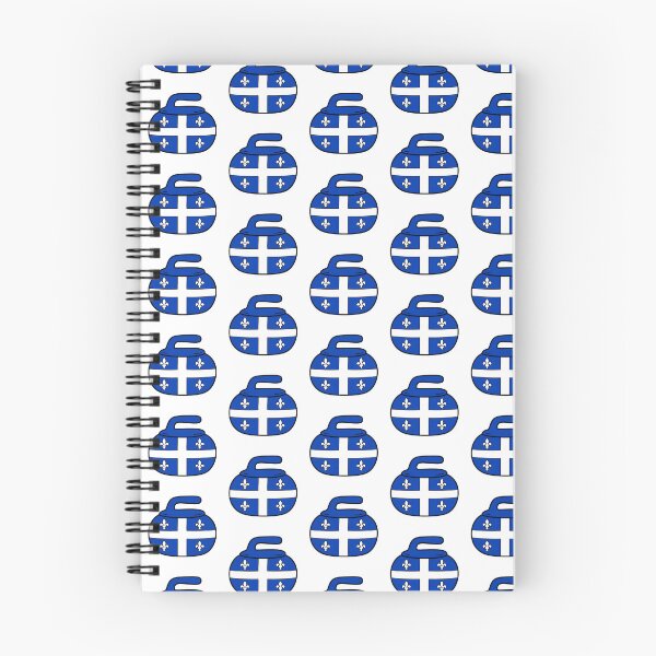 Item preview, Cartoon Quebec Flag Curling Rock designed and sold by Em-Arn.