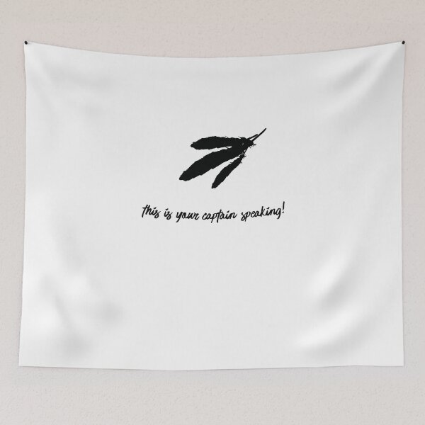 Item preview, This Is Your Captain Speaking-Feathers (v2)  designed and sold by BlueRockDesigns.