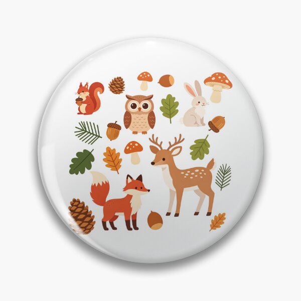 Item preview, Woodland Animal pattern designed and sold by Andrea Kreates.