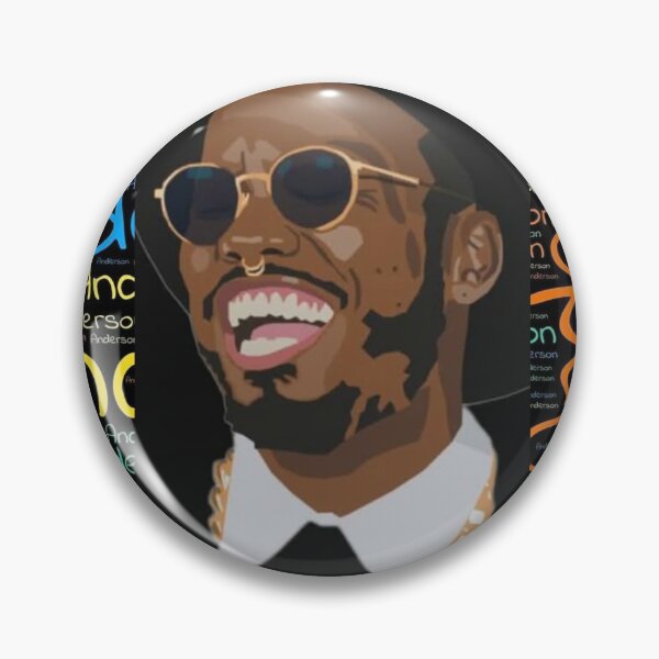 Item preview, Anderson .Paak Stylized Vector Portrait - Vibrant Music Art designed and sold by Muchistudio.