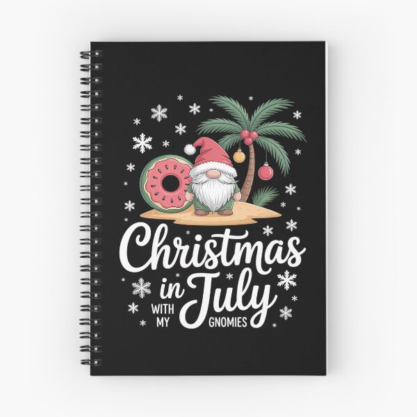 Item preview, Chrismas in July gnome on beach in summer designed and sold by BlassmausArt.