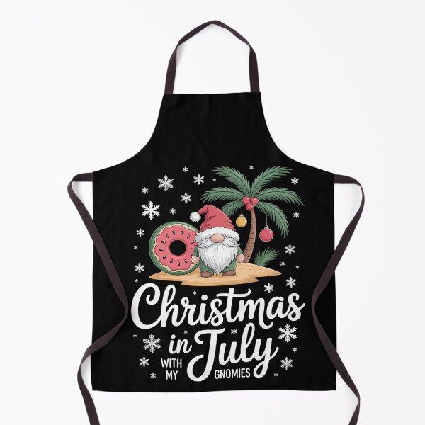 Item preview, Chrismas in July gnome on beach in summer designed and sold by BlassmausArt.