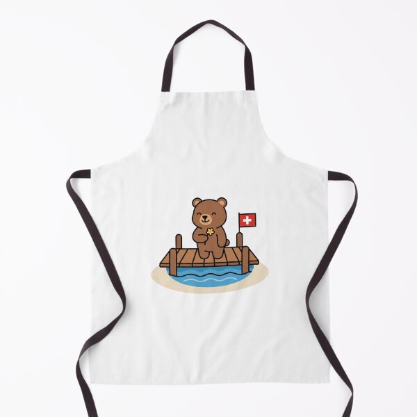 Item preview, Kawaii Bear Swiss Flower Pier designed and sold by AbanoubStore.