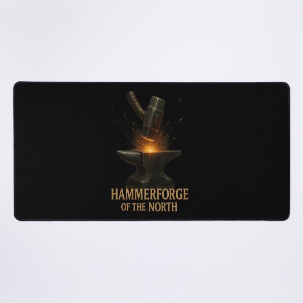 Item preview, Hammerforge of the North Blacksmith Forge Shirt designed and sold by Mythborn Saga.