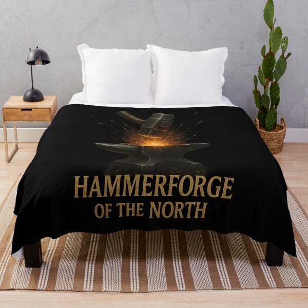 Item preview, Hammerforge of the North Blacksmith Forge Shirt designed and sold by Mythborn Saga.