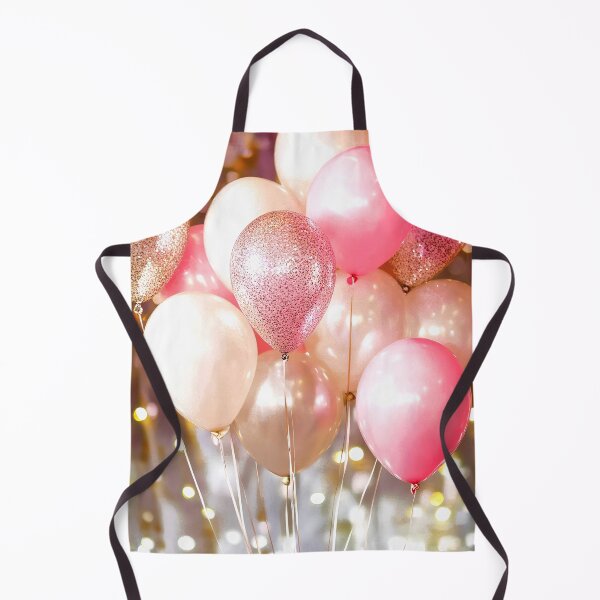 Item preview, Pink, Golden, And Cream Balloons Festive Design Art designed and sold by DEC02.