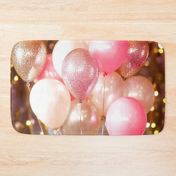 Item preview, Pink, Golden, And Cream Balloons Festive Design Art  designed and sold by DEC02.
