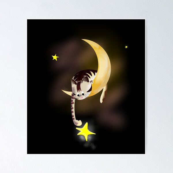 Item preview, Luna Moon designed and sold by CatStackArt.