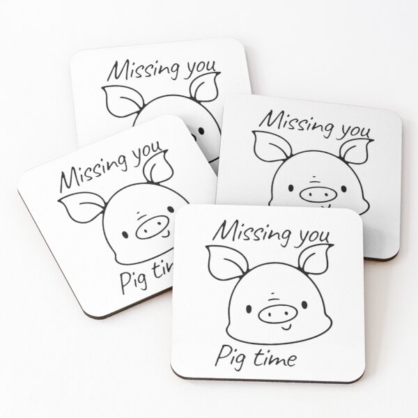 Item preview, Missing you pig time designed and sold by OinkOinks.