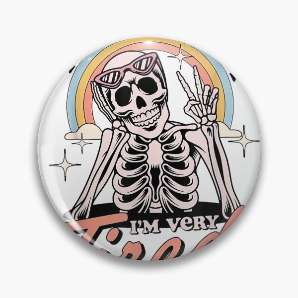 Item preview, Skeleton I'm Trying But I'm Every Tired T-Shirt designed and sold by KTY-NUSS.