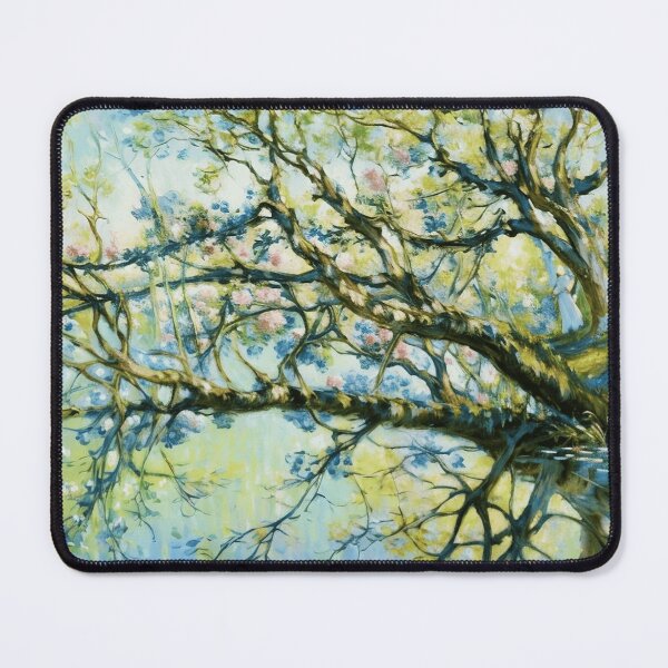 Item preview, Willow tree on the lakeshore designed and sold by LomainTatiana8.