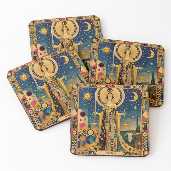 Item preview, Tarot Card Justice. designed and sold by Natalia-Vlad.