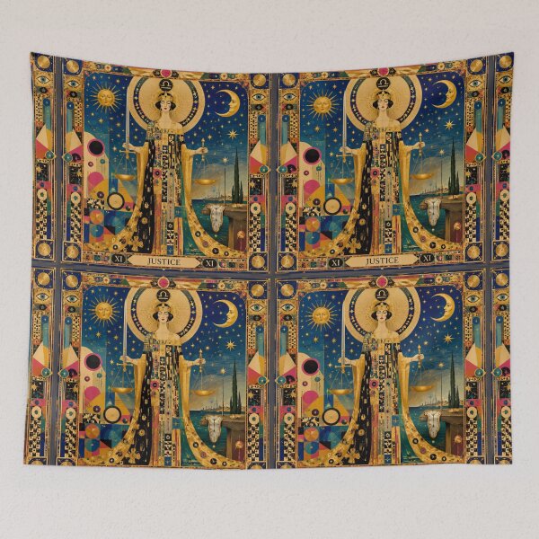 Item preview, Tarot Card Justice. designed and sold by Natalia-Vlad.