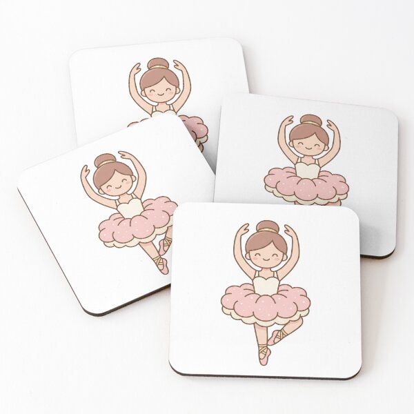 Item preview, Kawaii Ballerina Pink Tutu Stars designed and sold by AbanoubStore.