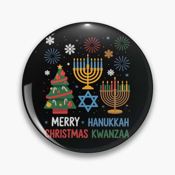 Item preview, Christmas Hanukkah Kwanzaa Happy Holidays Matching designed and sold by BlassmausArt.