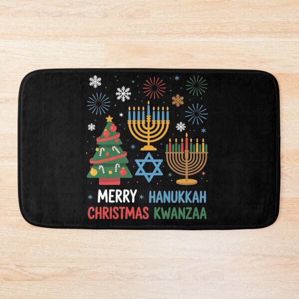 Item preview, Christmas Hanukkah Kwanzaa Happy Holidays Matching designed and sold by BlassmausArt.