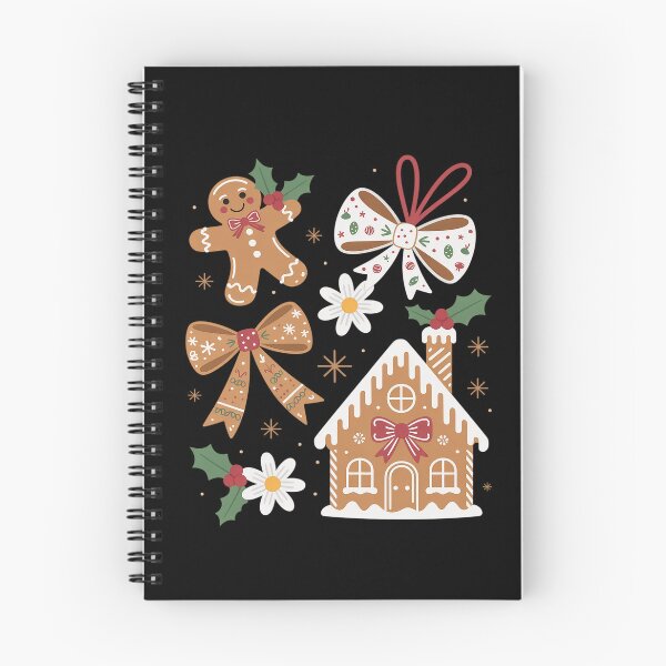 Item preview, Christmas Gingerbread House Coquette Bow Xmas Girls Women designed and sold by BlassmausArt.