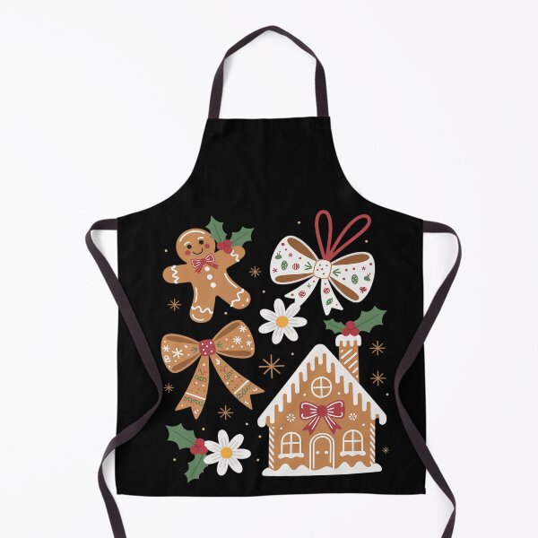 Item preview, Christmas Gingerbread House Coquette Bow Xmas Girls Women designed and sold by BlassmausArt.