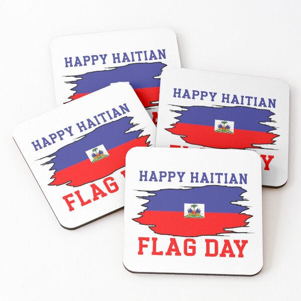 Item preview, Happy Haitian Flag Day Proud Haiti Flag  designed and sold by first-shirt ⭐ ⭐ ⭐ ⭐ ⭐.