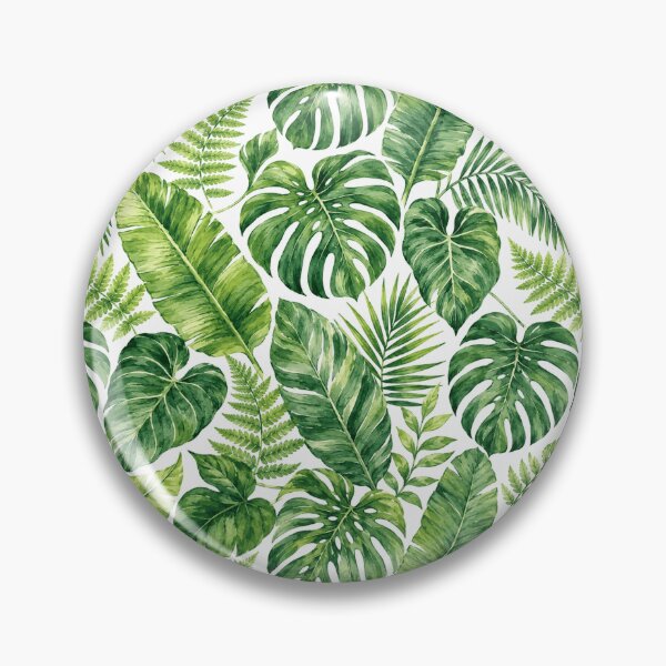 Item preview, Tropical Fern Leaf Watercolor Botanical Seamless Pattern designed and sold by Inkworksbyshery.