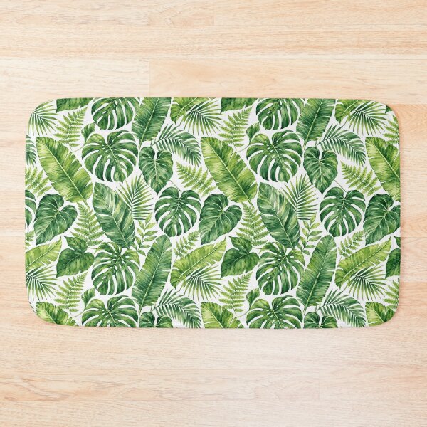 Item preview, Tropical Fern Leaf Watercolor Botanical Seamless Pattern designed and sold by Inkworksbyshery.