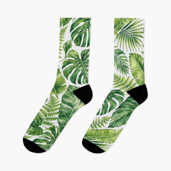 Item preview, Tropical Fern Leaf Watercolor Botanical Seamless Pattern designed and sold by Inkworksbyshery.