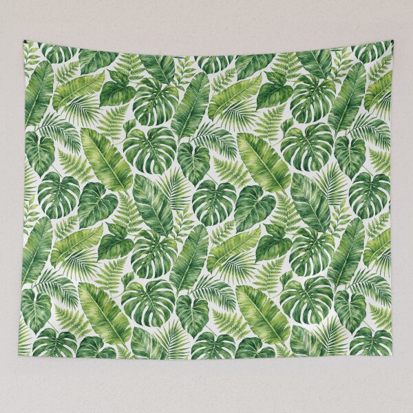 Item preview, Tropical Fern Leaf Watercolor Botanical Seamless Pattern designed and sold by Inkworksbyshery.