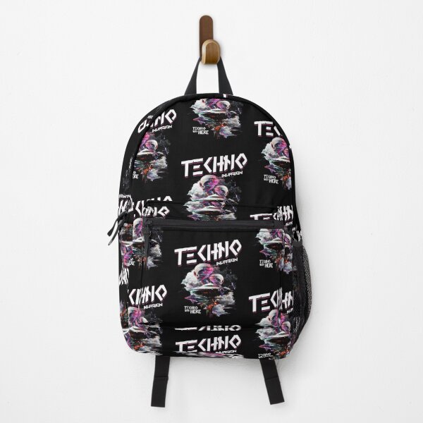 Item preview, TECHNO - Alien Nation Tech (White) designed and sold by Discothreadz.